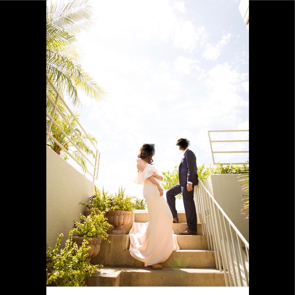 Lovers and Friends Pale Pink Long Dress Sz 2